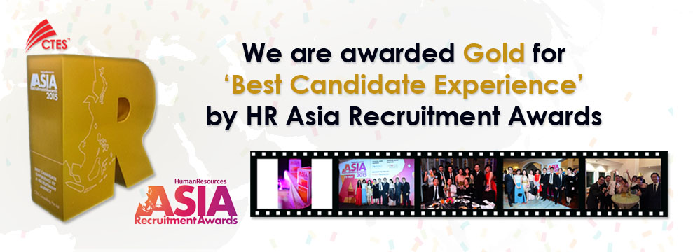 CTES's Gold Award for Best Candidate Experience