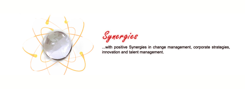Synergies: with postive syngergies in change management, corporate strategies, innovation and talent management